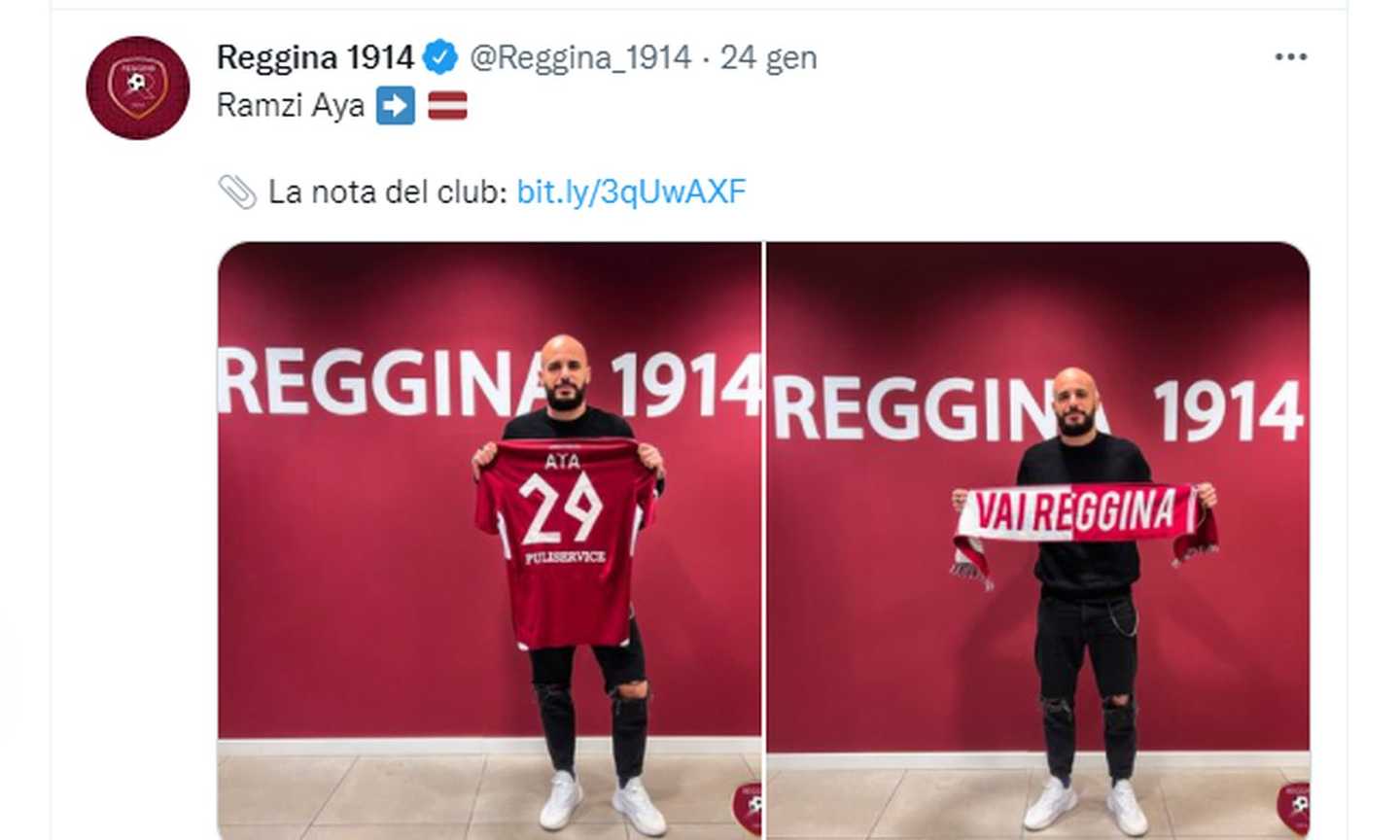 Reggina, UFFICIALE: colpo Aya per la difesa