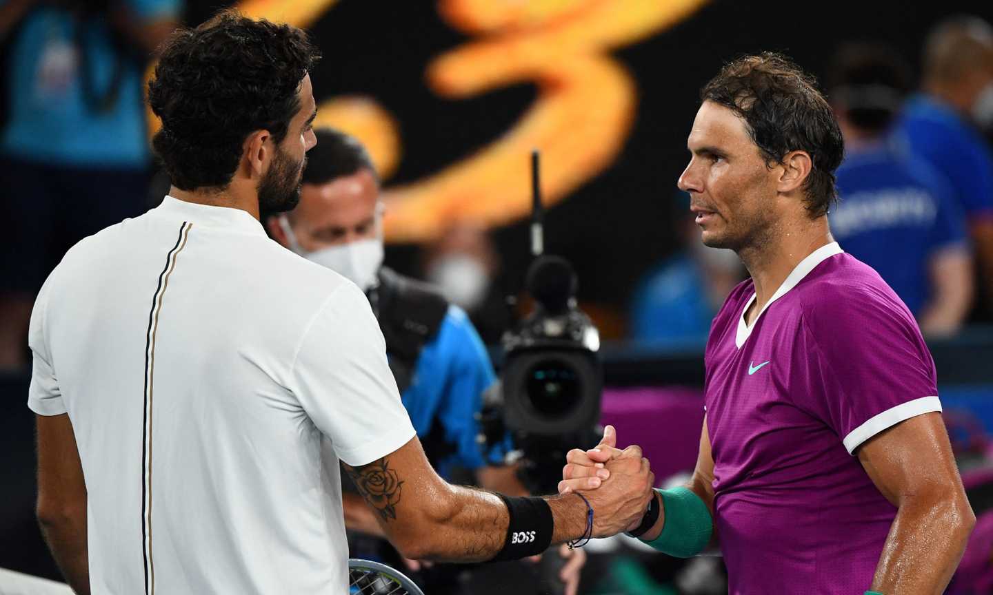 Berrettini ko contro Nadal, in finale agli Australian Open con Medvedev