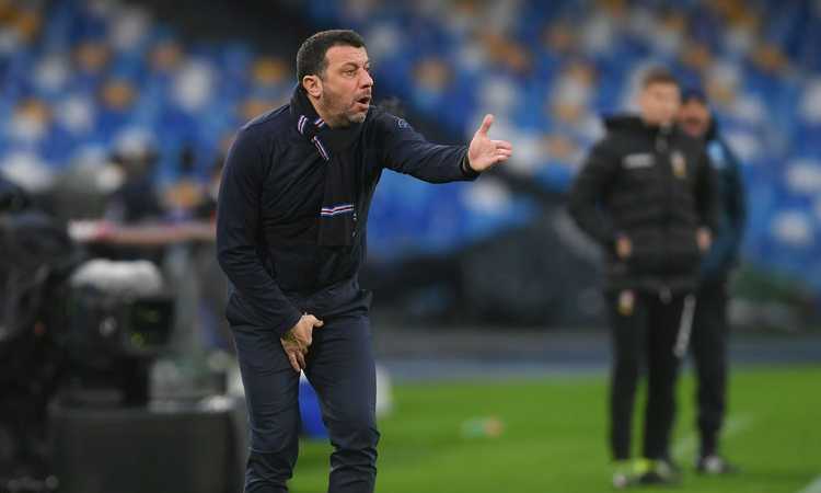 Sampdoria, D'Aversa: 'Siamo stati più bravi ma se non realizzi non vinci. Dobbiamo rimboccarci le maniche'