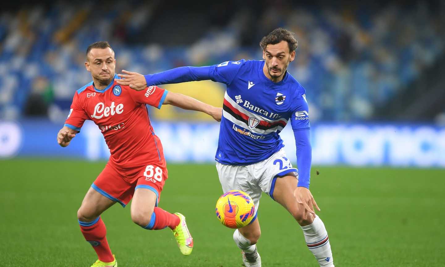 Sampdoria, le pagelle di CM: Gabbiadini ci prova, Ferrari crolla su Petagna. Falcone prova a tenere in piedi i suoi