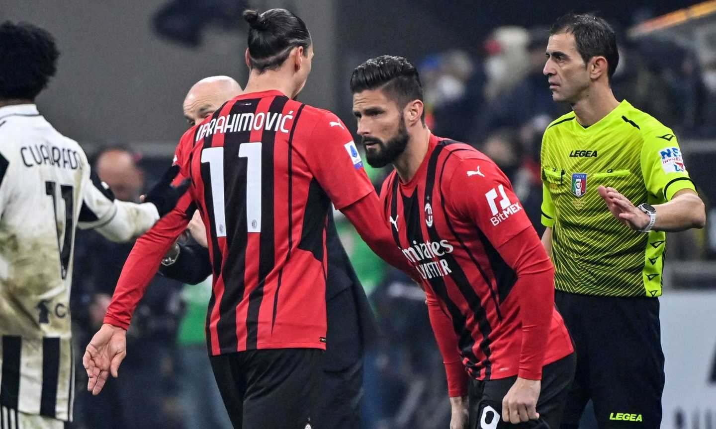 Milan, Giroud a Ibra: 'Tornerai più forte fratello, come sempre'. E lo svedese ricondivide  il ritorno in campo