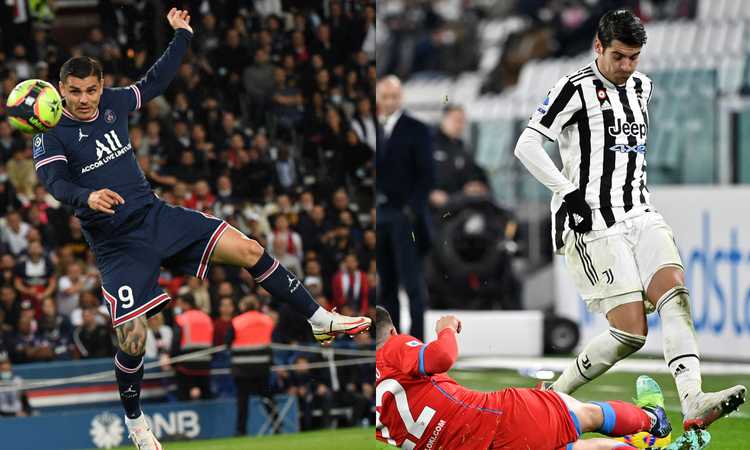 Icardi si rialza, Morata si siede: altalena tra campo e mercato per l'attacco della Juve
