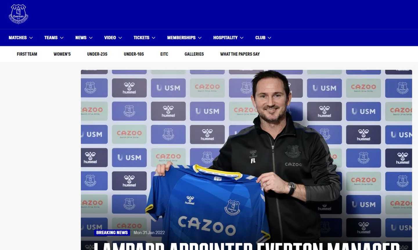 Everton, Lampard chiama un ex romanista nel suo staff