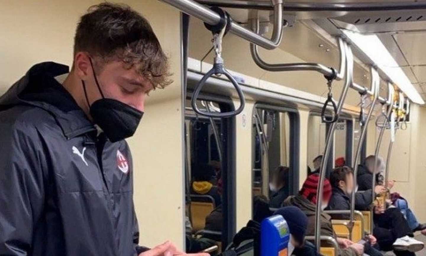 La prima convocazione coi 'grandi' e il ritorno a casa in tram, alla Rivera: Milan, che giornata  per Nava jr FOTO