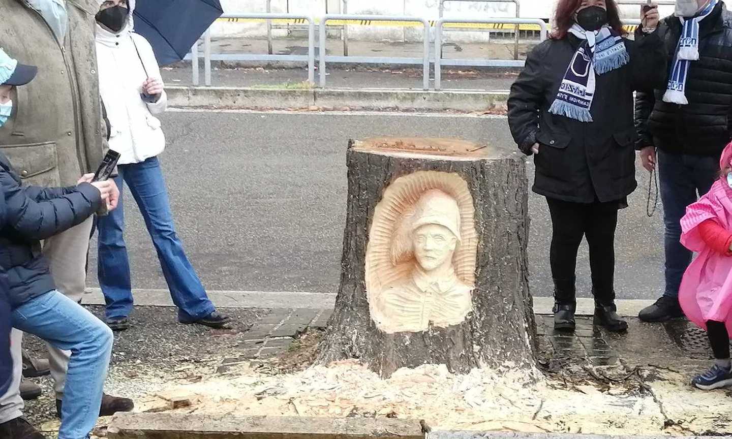 Lazio, per il 122° anniversario della fondazione festa in Piazza della Libertà e effigie in legno per Bigiarelli VIDEO