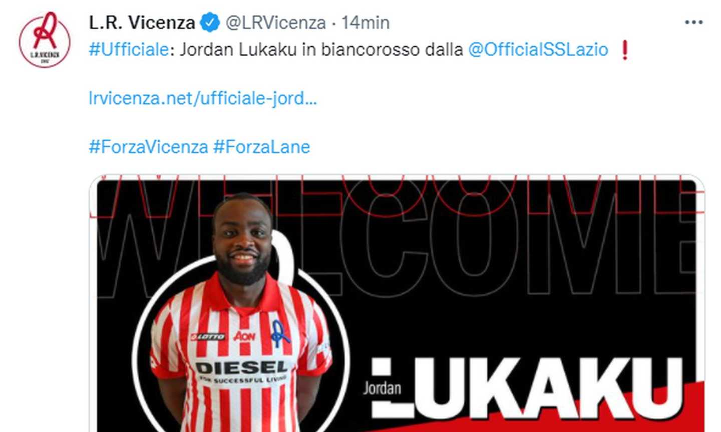 Lazio, UFFICIALE: Lukaku al Vicenza