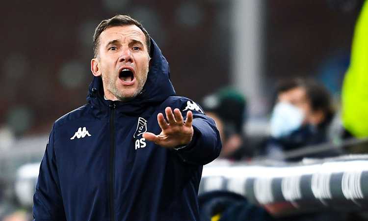 Genoa, Shevchenko: 'Buon atteggiamento, dato il 110%. Miranchuk? Decide la società'