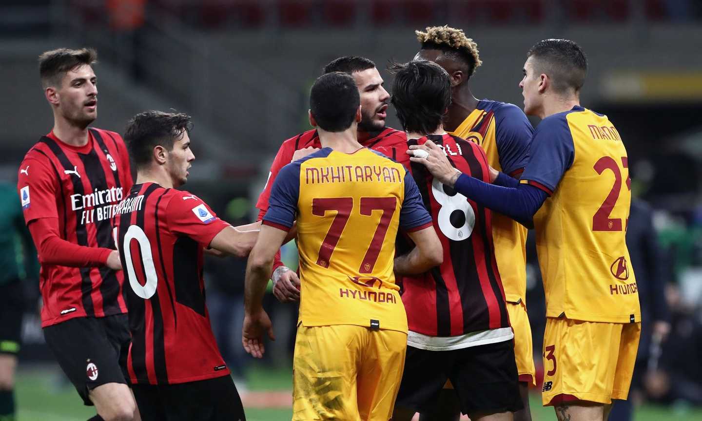 Milan-Roma: i numeri del match VIDEO