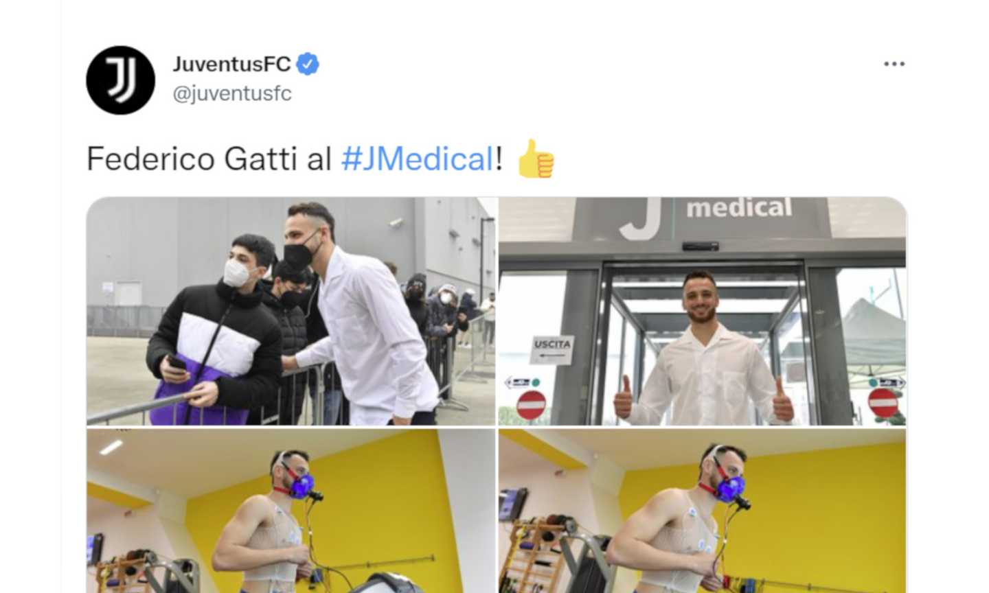 Juve, rivivi la giornata di Gatti: visite mediche e firma, poi il ritorno a Frosinone VIDEO