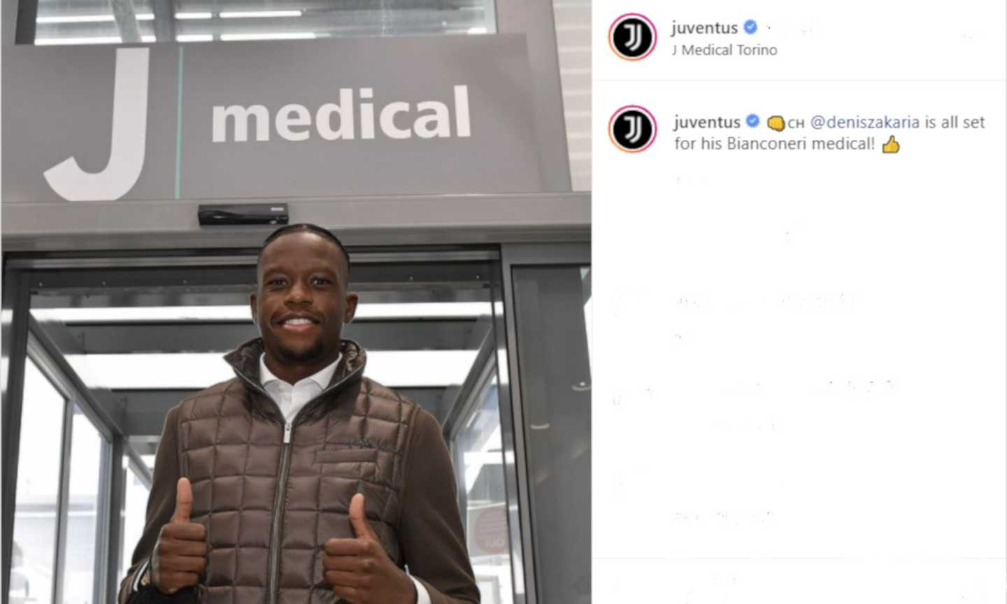 Juve, ecco Zakaria: le visite mediche VIDEO