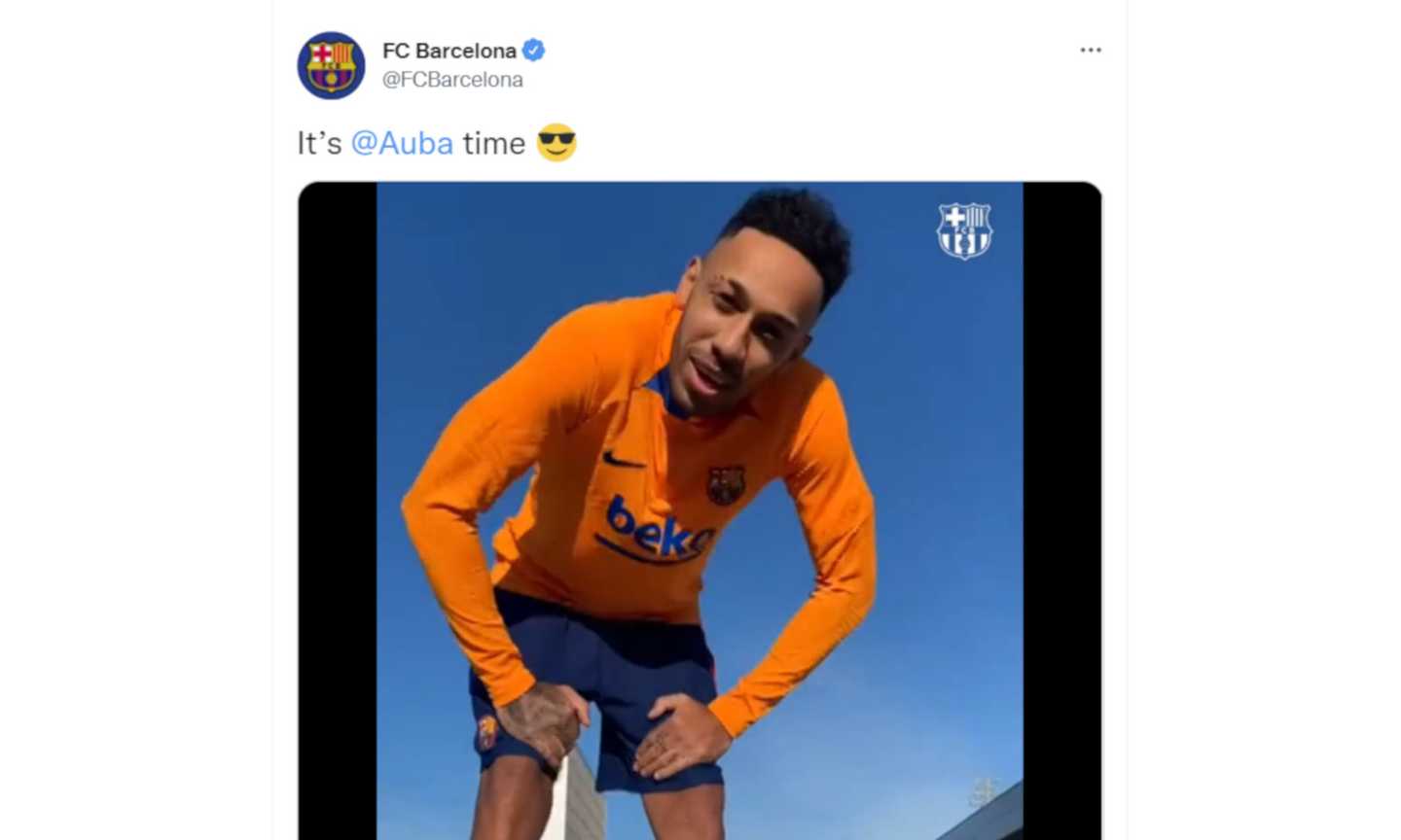 Barcellona, UFFICIALE: ecco Aubameyang VIDEO