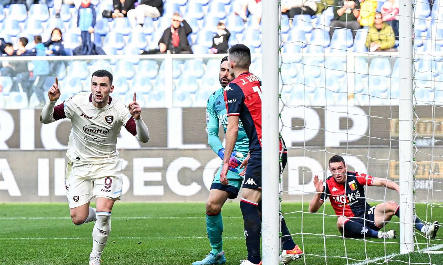 Genoa-Salernitana 1-1: il tabellino