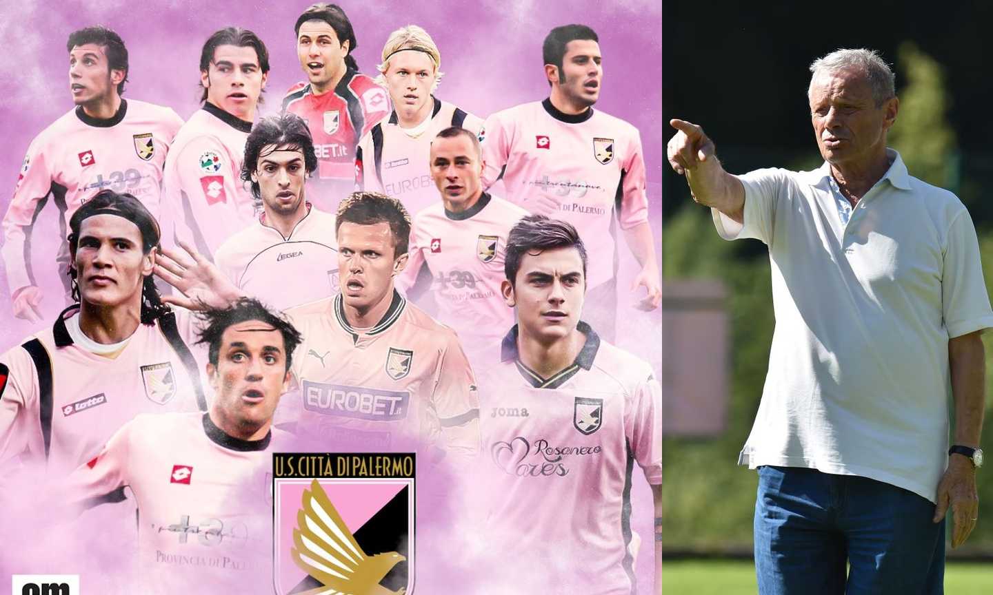 Zamparini, da Cavani a Dybala e Pastore: la top 11 del suo Palermo