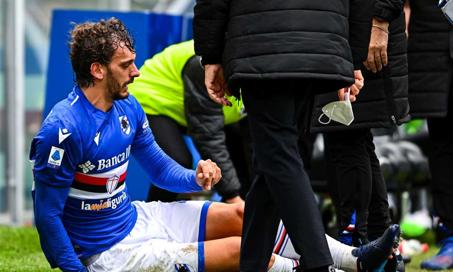 Sampdoria, infortunio Gabbiadini: fissato l'intervento chirurgico