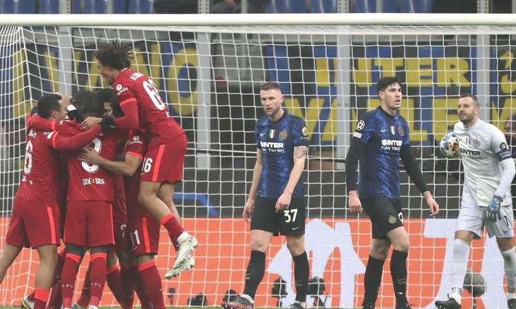 L’Inter gioca, ma non segna. Il Liverpool invece sì. Gli inglesi sono più forti, ma stavolta non si è visto