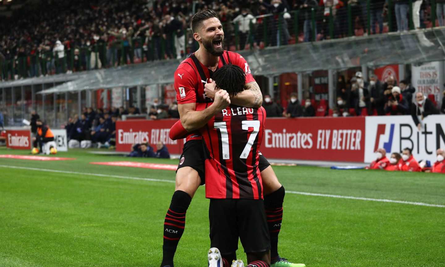 Coppa Italia, verso Milan-Inter: fattore San Siro per Giroud e Leao