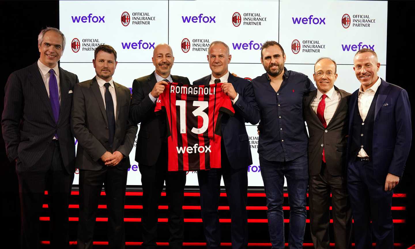 Milan, wefox primo retro sponsor di maglia: accordo da oltre 6 milioni di euro