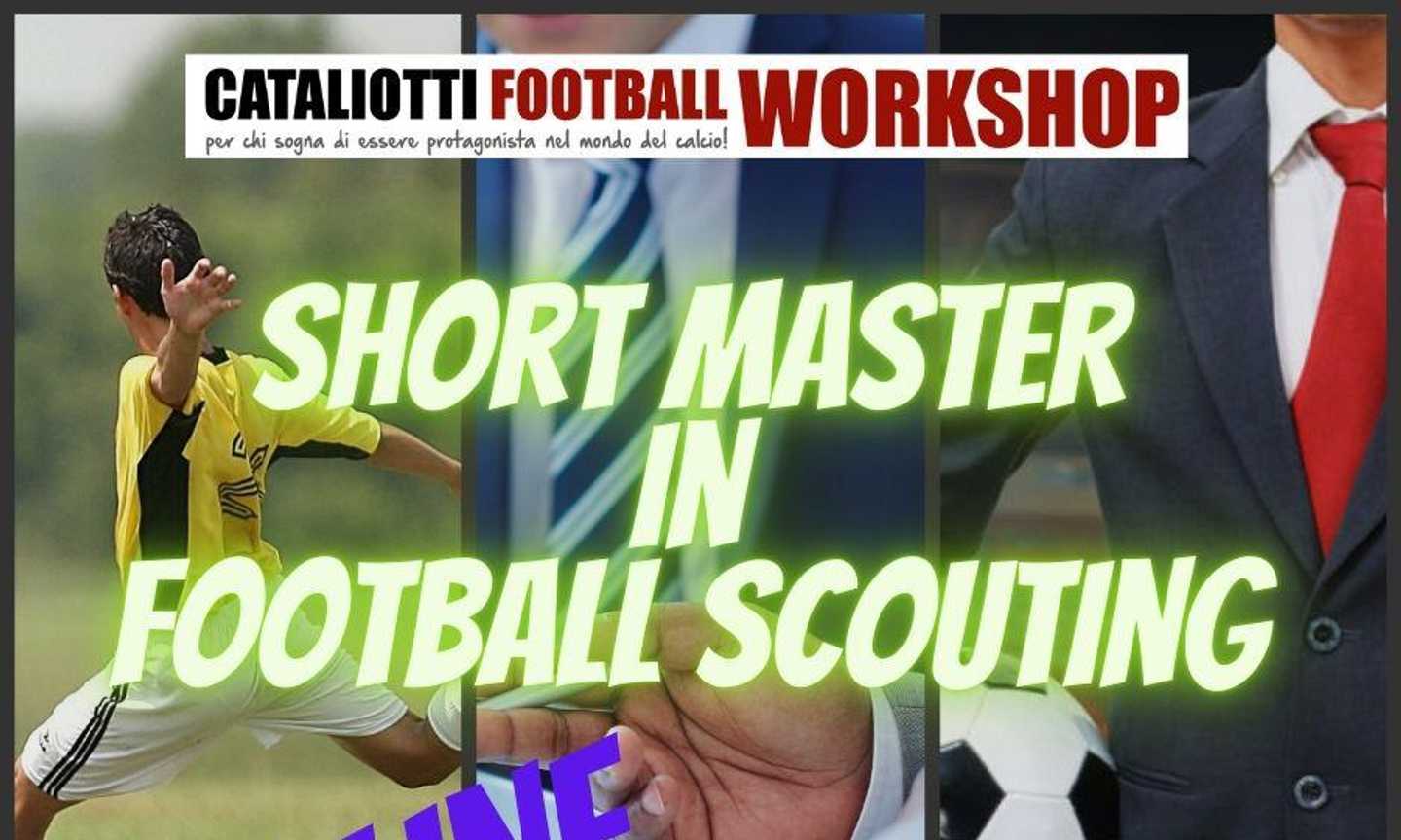 Ecco il primo Short Master (online) in Italia per osservatori calcistici 