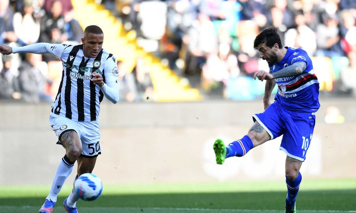 Udinese-Sampdoria 2-1: il tabellino