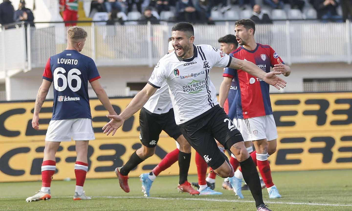 Spezia-Cagliari 2-0: il tabellino