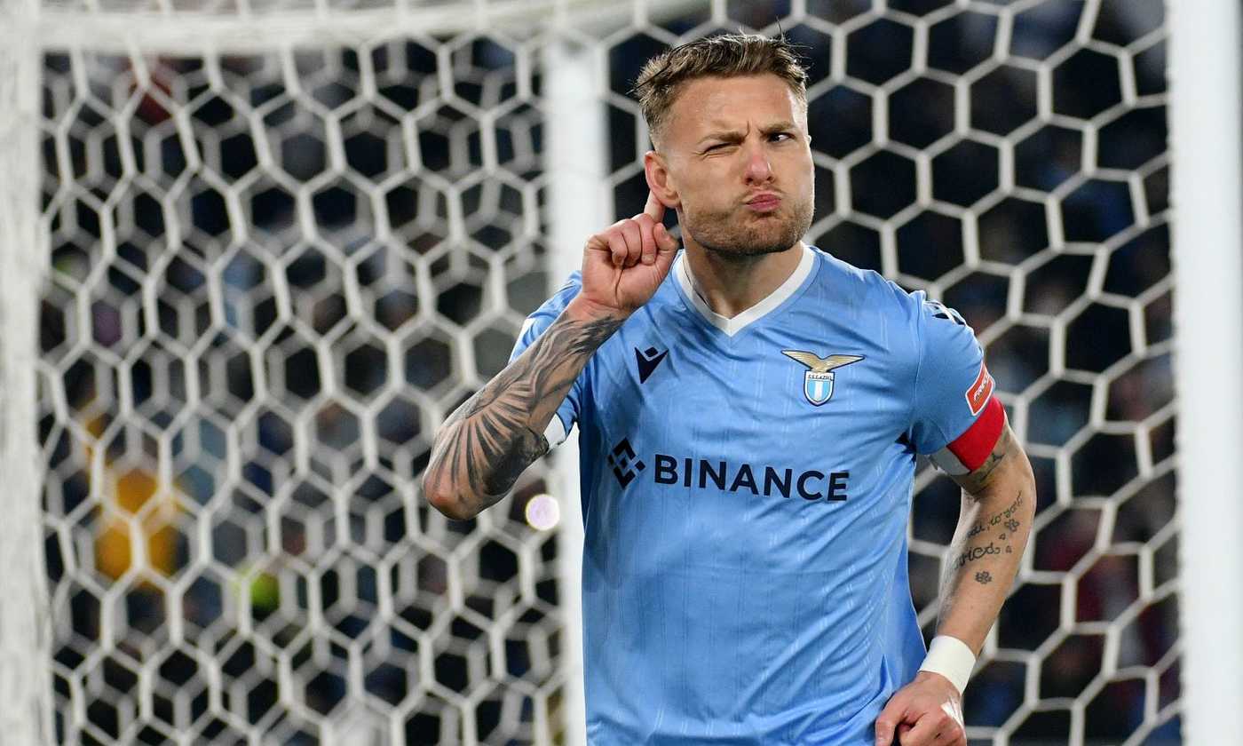 Serie A la tripletta di Marassi lancia Immobile il laziale