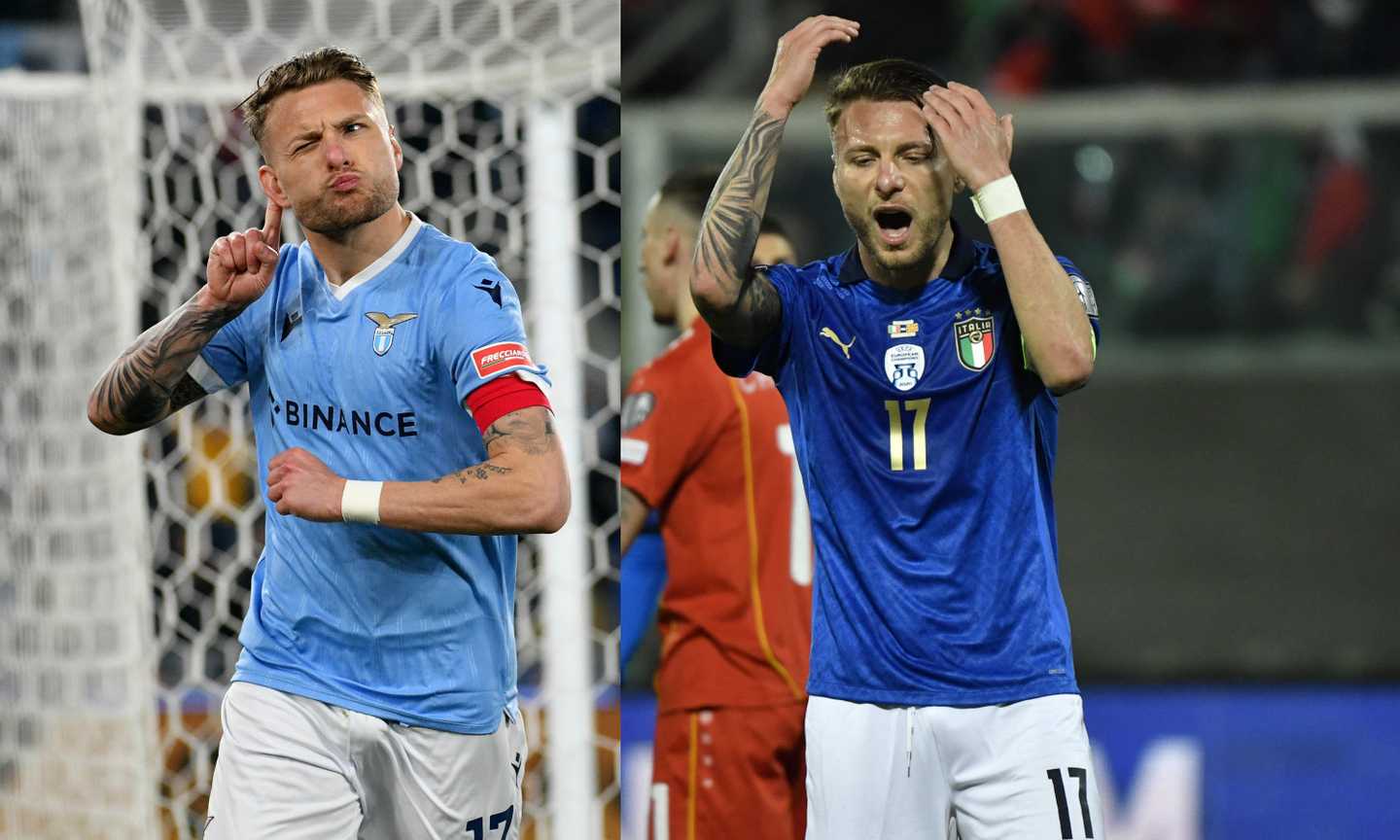 Il caso Immobile: bomber con la Lazio, fantasma in Nazionale. I numeri e le ragioni