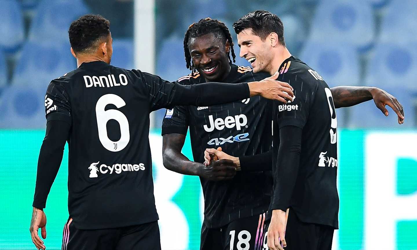 La Juve non si ferma più: 3-1 alla Sampdoria. Allegri fa 15 risultati utili in fila ed entra nella lotta scudetto