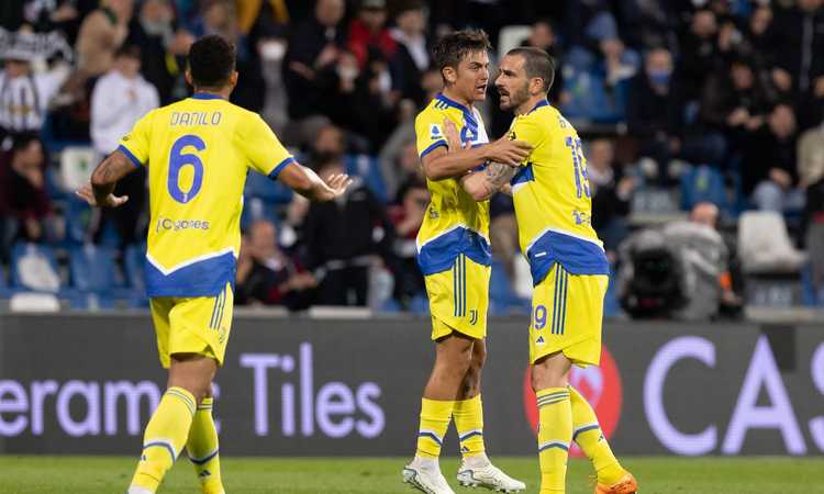 Dybala risponde a Raspadori, poi Kean fa volare la Juve: 2-1 al Sassuolo, -1 dal Napoli e Champions quasi al sicuro