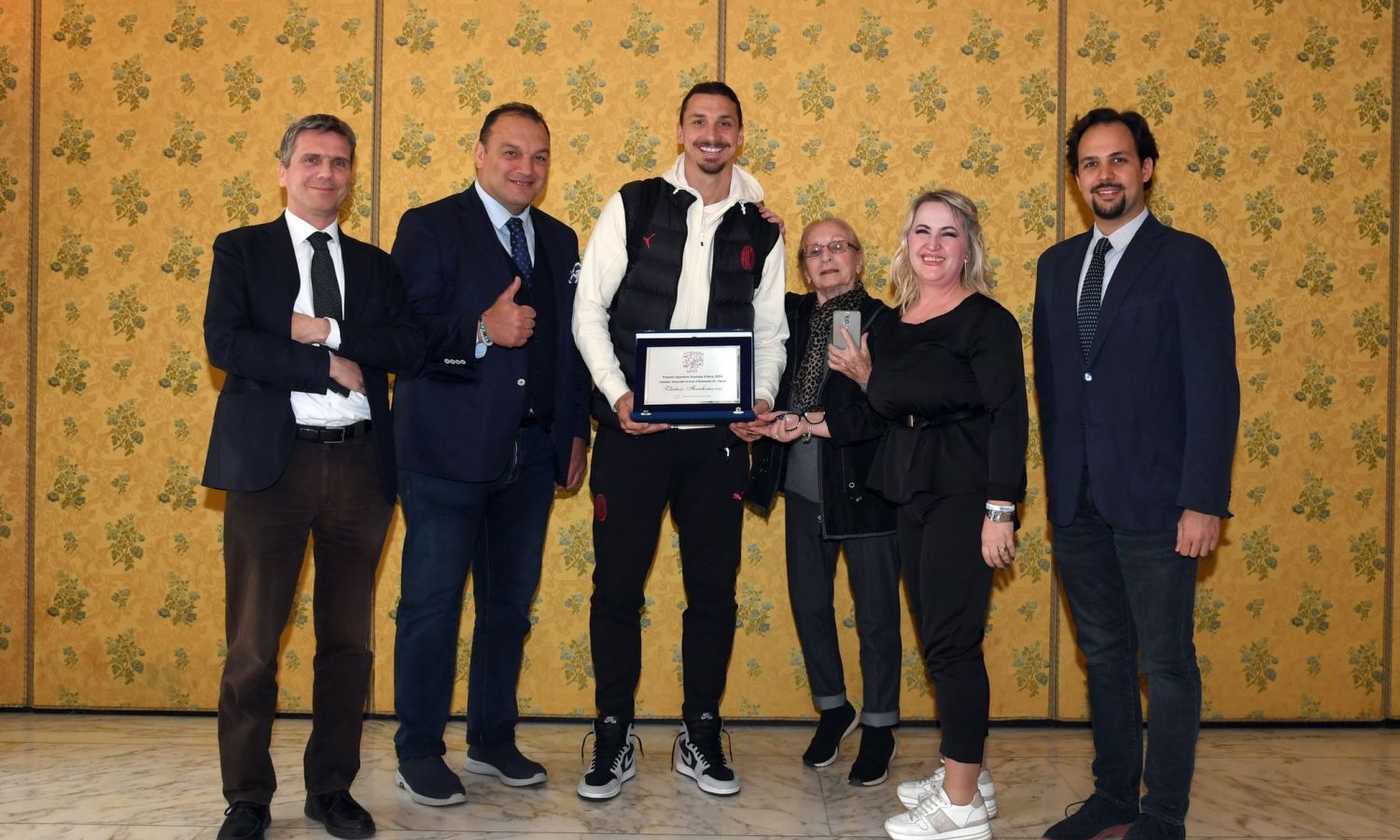 Milan, a Ibrahimovic il premio Stampa Estera come migliore straniero in Italia