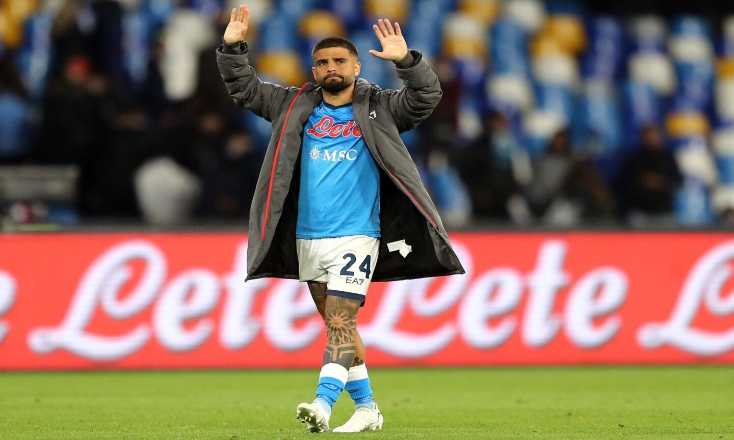 Napoli, scudetto sfumato: Insigne in lacrime alla fine della gara con la Roma