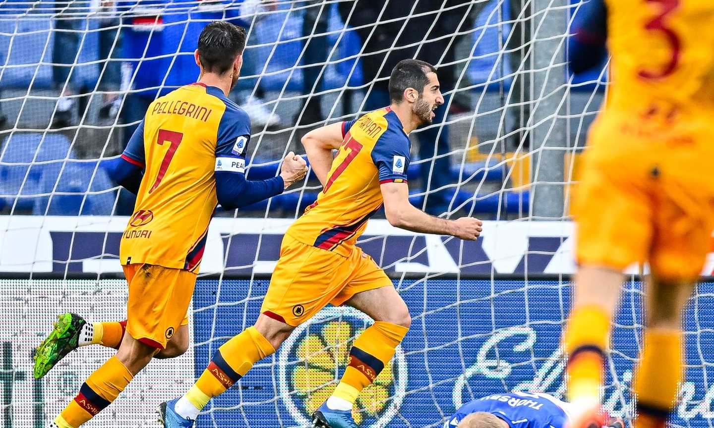 Alla Roma basta Mkhitaryan: 1-0 alla Sampdoria