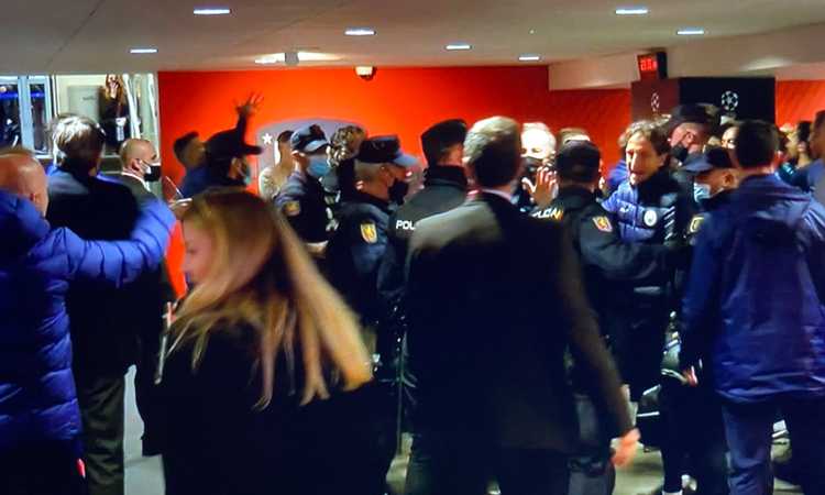 Atletico Madrid-Manchester City: brawl in the post-match tunnel, police intervene |  First page