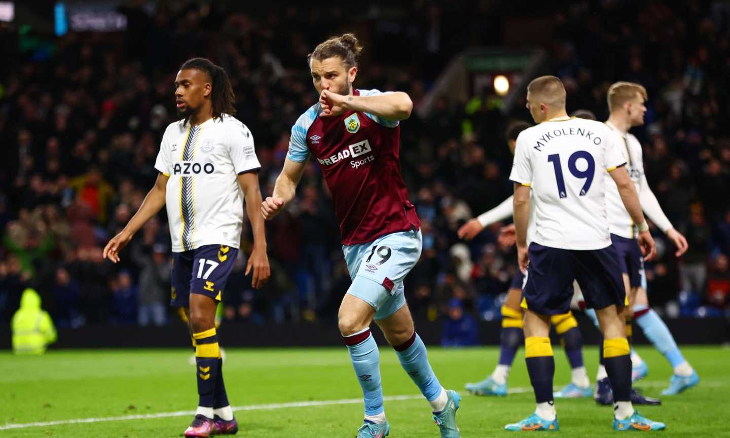 Premier League: Burnley-Everton 3-2