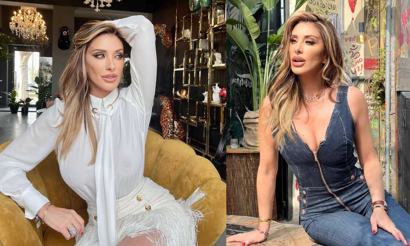 Sabrina Salerno provoca, spunta la FOTO col lampadario: 'Si vede?' 'Ma chi lo guarda'