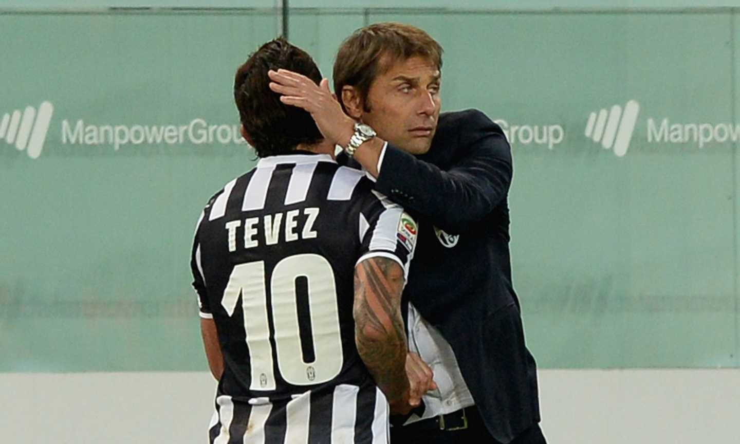 L'ex Juve Tevez in tour: vola a Londra da Conte