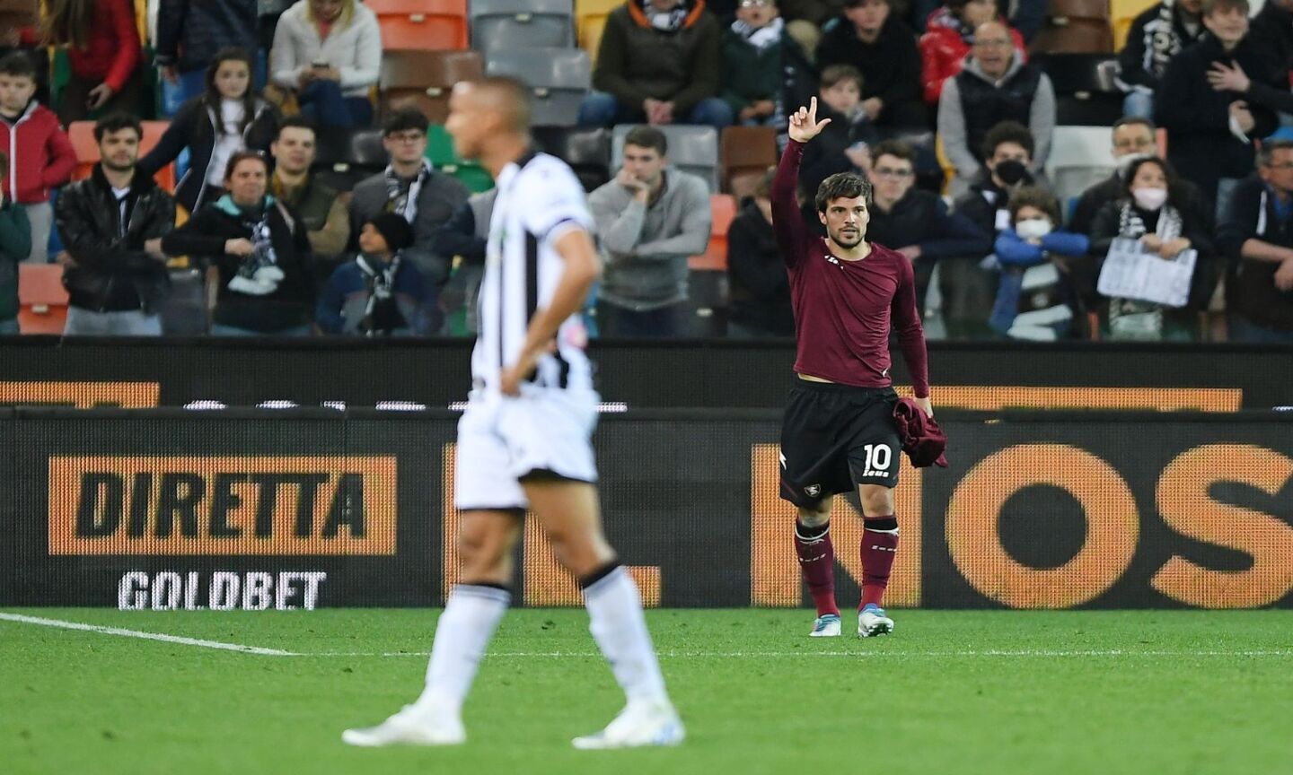 Verdi fa sognare la Salernitana al 93': 1-0 a Udine, la rimonta salvezza è possibile