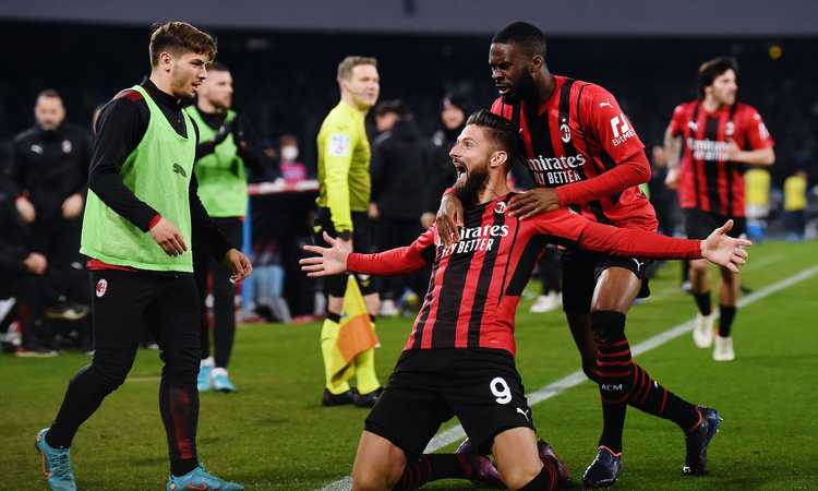 Scambio di consegne tra Milan e Napoli, l'1 a 1,75