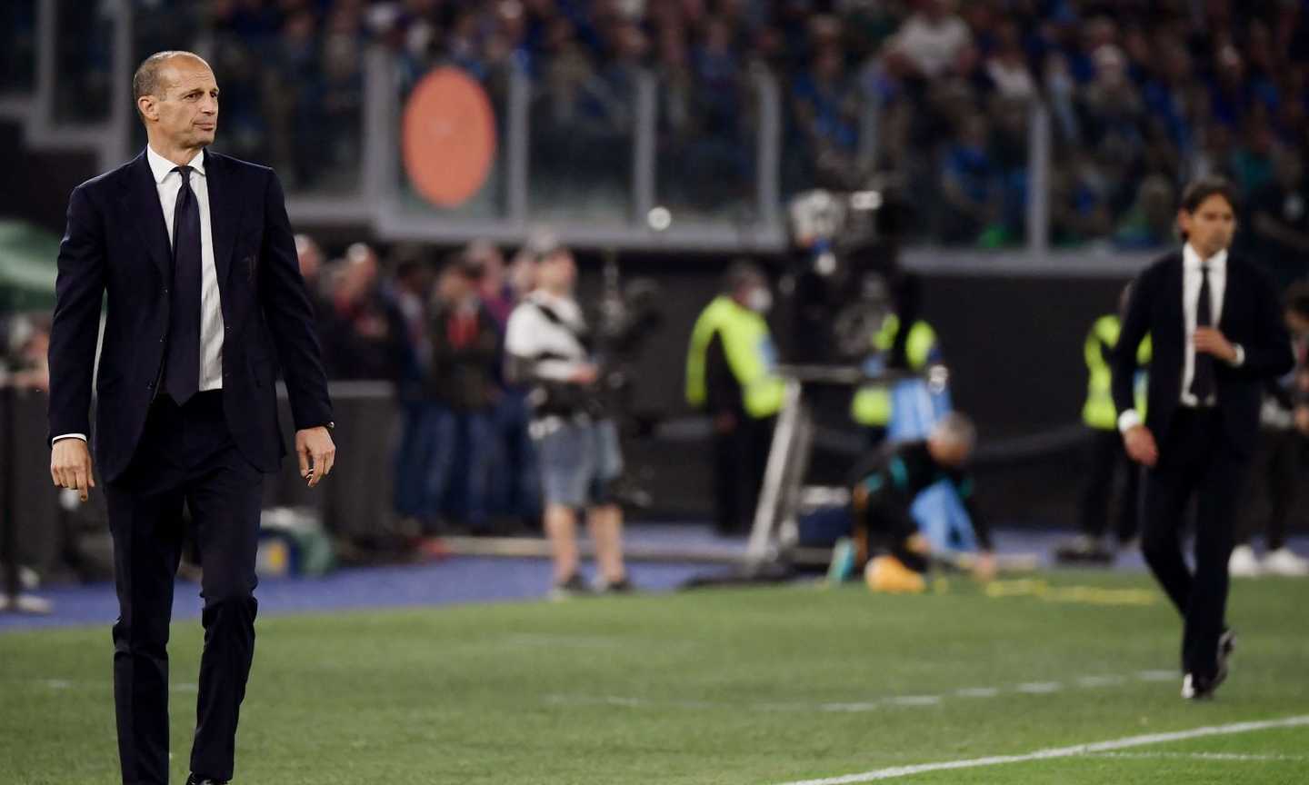 Juve, Allegri: 'L'espulsione? Uno dell'Inter mi ha dato un calcio, ma hanno cacciato me. Episodi contro'