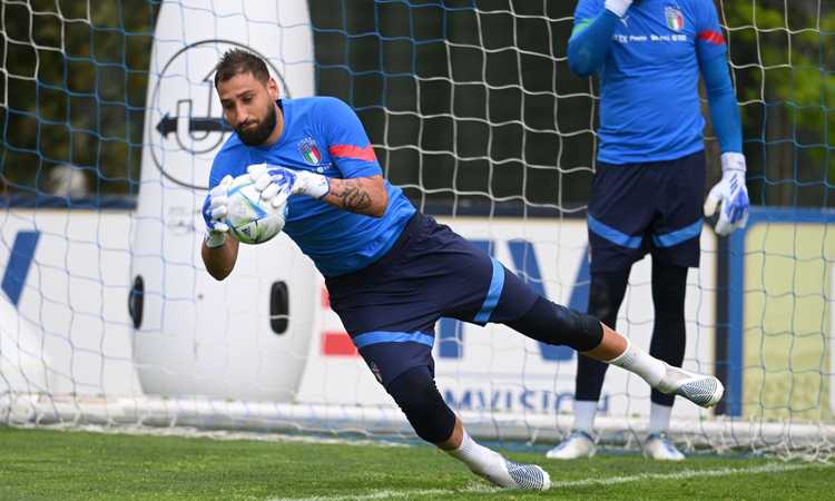 Donnarumma: 'Nessun rammarico per non essere rimasto al Milan. Non mi servono conferme sul posto nell'Italia' Donnarumma: 'Nessun rammarico per non essere rimasto al Milan. Non mi servono conferme sul posto nell'Italia'