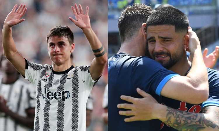 Juventus e Dybala, Napoli e Insigne: non tutte le lacrime sono uguali Juventus e Dybala, Napoli e Insigne: non tutte le lacrime sono uguali