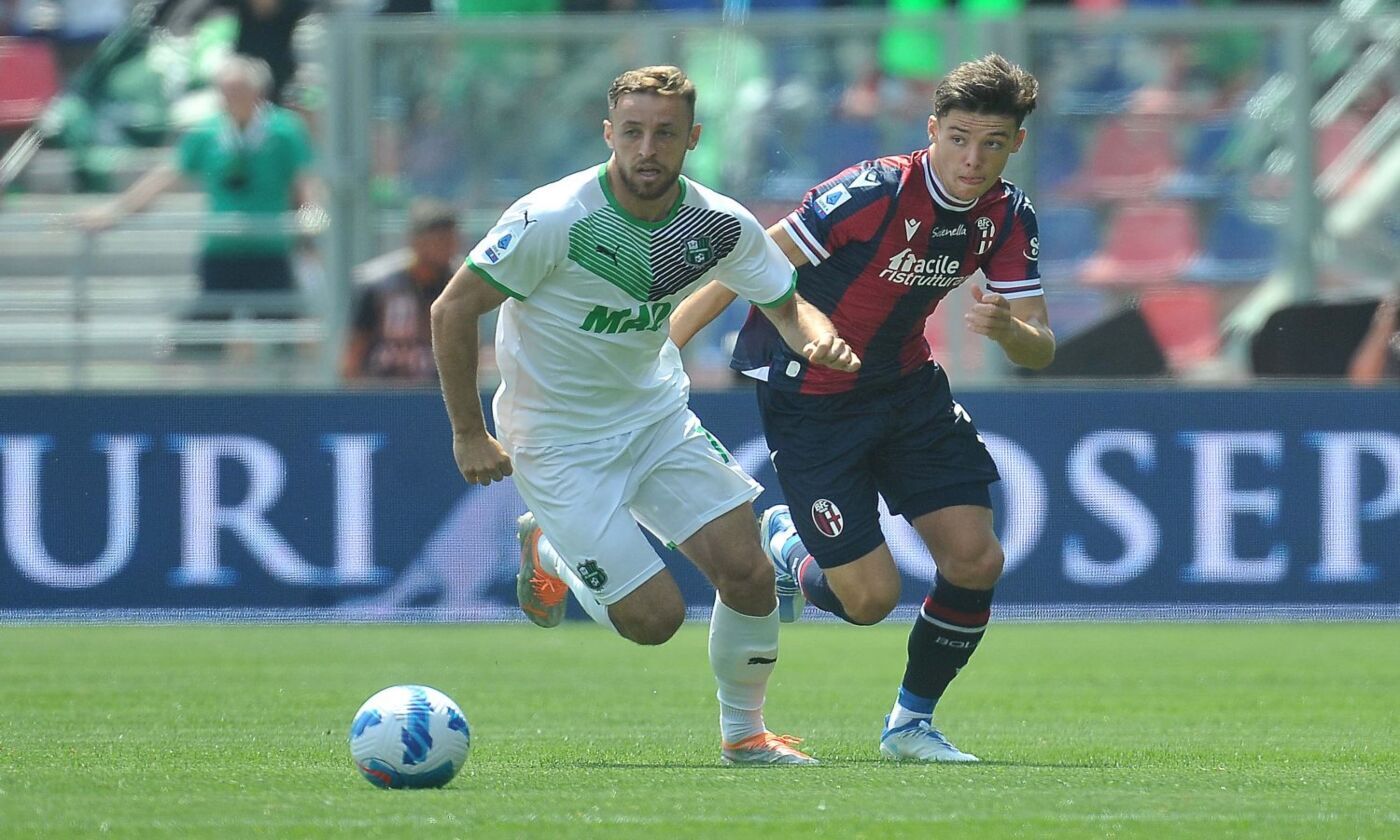 Bologna-Sassuolo rivivi la MOVIOLA: ok il gol annullato a Chiriches e il rigore per Orsolini