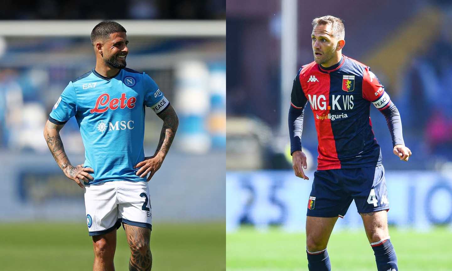 Napoli-Genoa, le formazioni ufficiali: Insigne al passo d'addio con Mertens e Osimhen, fuori Destro. C'è Criscito