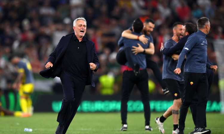 Roma, Mourinho primo allenatore nella storia a vincere le tre competizioni UEFA
