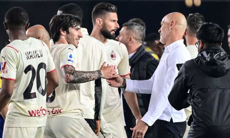 Milan, Pioli: 'Innamorato dei miei giocatori. Tonali ricorda De Rossi, può essere una grande mezzala'
