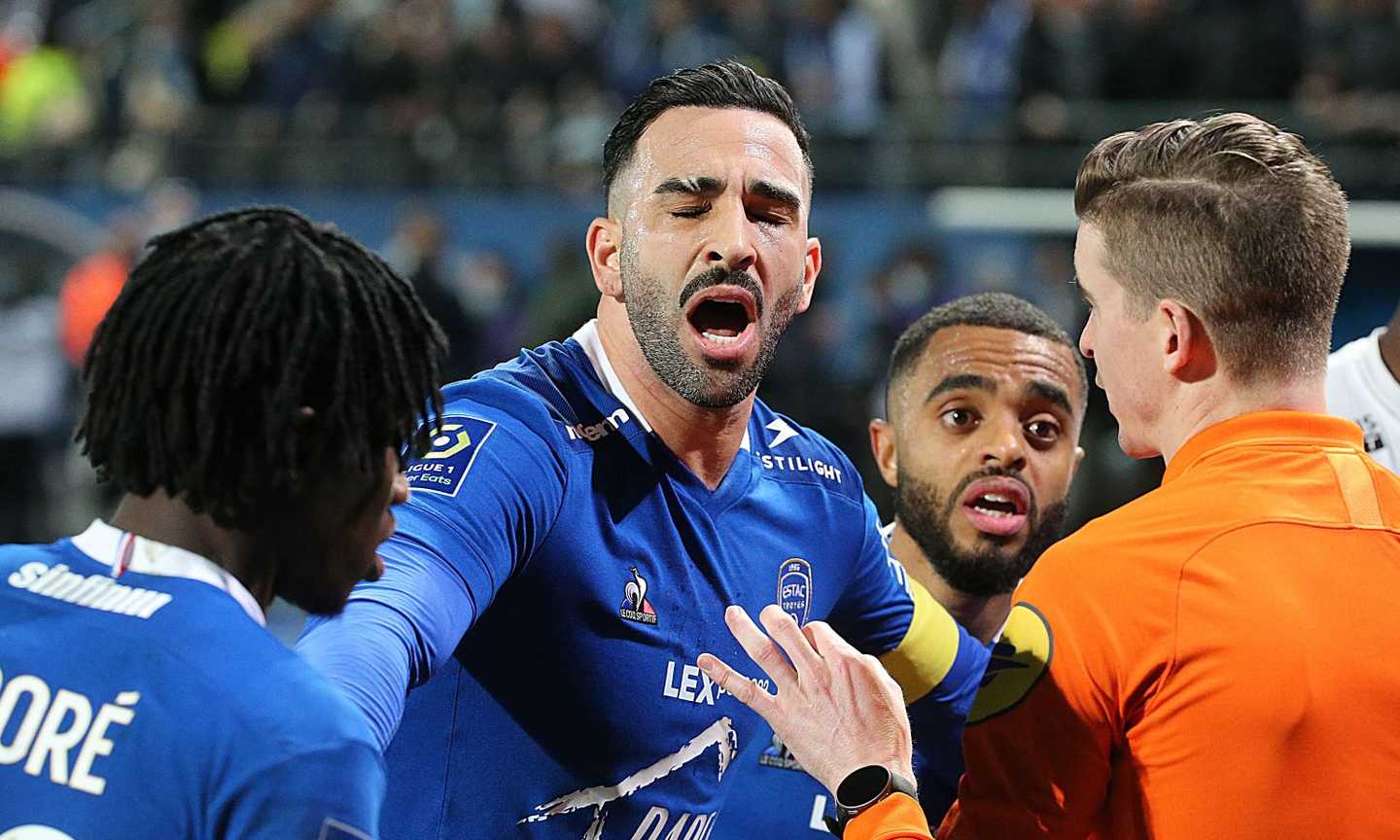 Troyes, vicino l'arrivo di Andreas Bruus