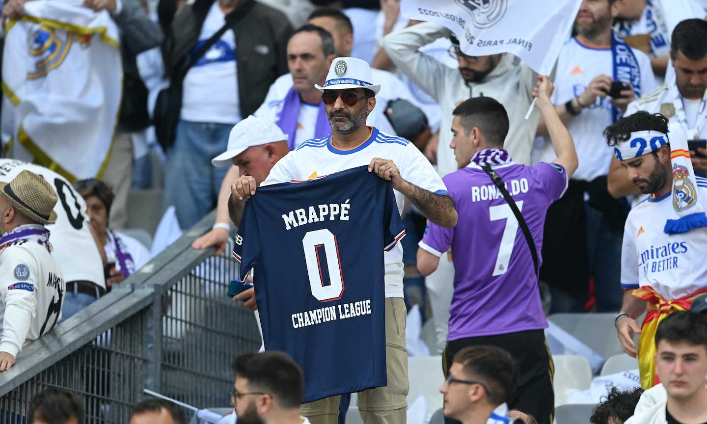 'Zero Champions League': lo sfottò virale dei tifosi del Real a Mbappé 