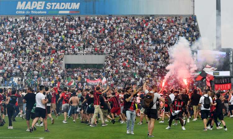 Sassuolo Milan: la questura di Reggio Emilia indaga sui parapiglia tra tifosi rossoneri Sassuolo Milan: la questura di Reggio Emilia indaga sui parapiglia tra tifosi rossoneri