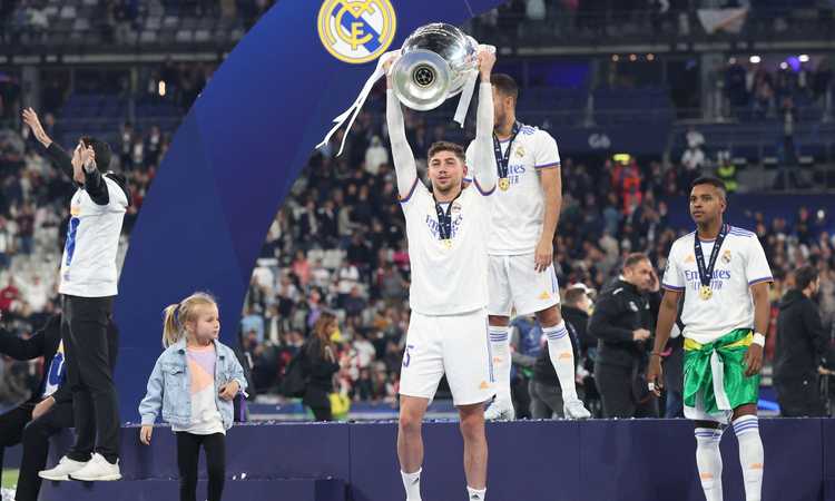 Real Madrid, Valverde: 'Tensione? Sono andato in bagno più volte oggi che in tutta la mia vita' Real Madrid, Valverde: 'Tensione? Sono andato in bagno più volte oggi che in tutta la mia vita'