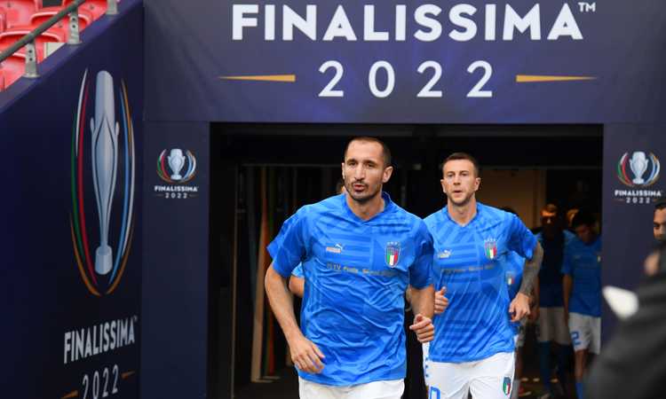 Italia, Chiellini premiato prima dell'ultima in azzurro FOTO