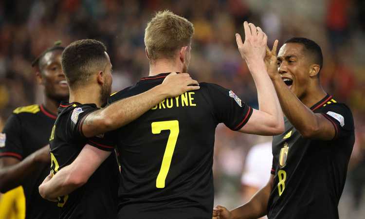 Nations League: il Belgio distrugge 6-1 la Polonia. L'Olanda supera 2-1 il Galles al 94', si ferma De Ligt. Vincono Scozia e Ucraina